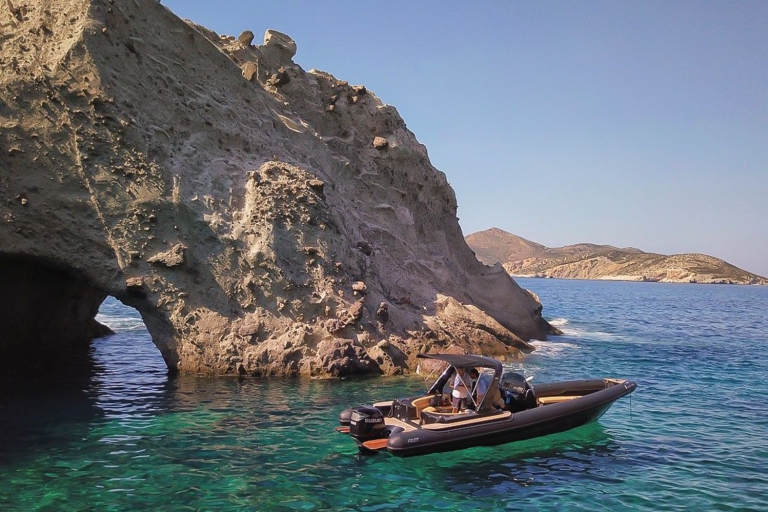 Z Ornos: prywatny rejs Mykonos do Paros z napojami