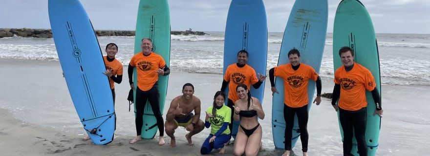 Oceanside : cours de surf de 2 heures avec instructeur