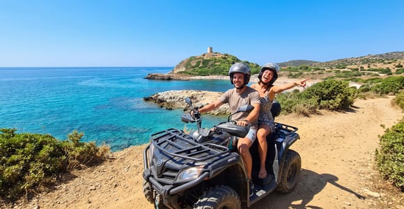 Cagliari: Quad Adventure Shore Excursion