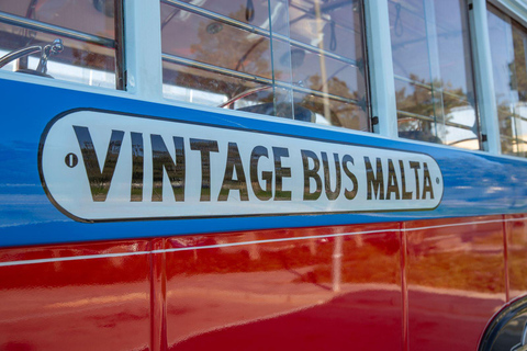 Valletta - Mdina on a Unique Maltese Vintage Bus