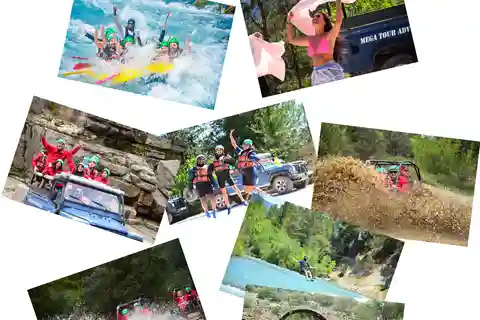 Antalya: Rafting Jeep Buggy&Quad Safari zipline kanyon ziyareti