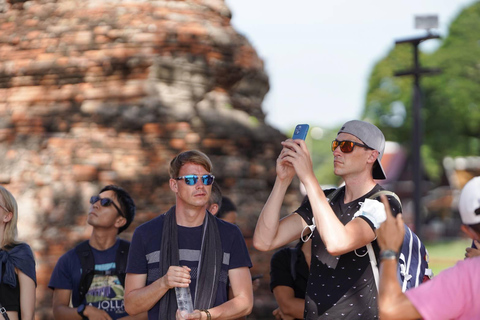 Depuis Bangkok : Ayutthaya Après-midi Sérénité Tour en bateau2 jours 1 nuit