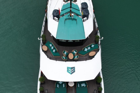Hanoi:Halong Catamaran 5* Day Cruise,champoline,water slide Without Transfer Service