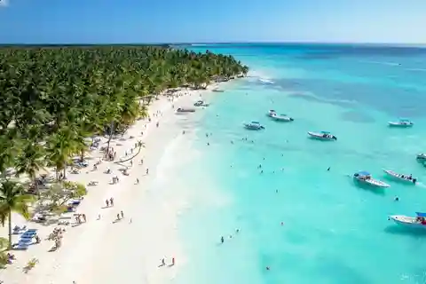 From Punta Cana: Saona Island Day Trip with Buffet Lunch