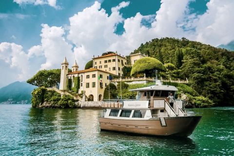 De Milão: Lago de Como e Bellagio em um cruzeiro guiado de luxo