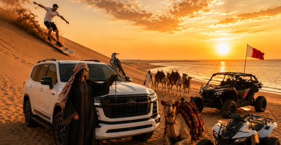 Doha: ATV & Camel Rides, Sandboarding & Inland Sea Safari