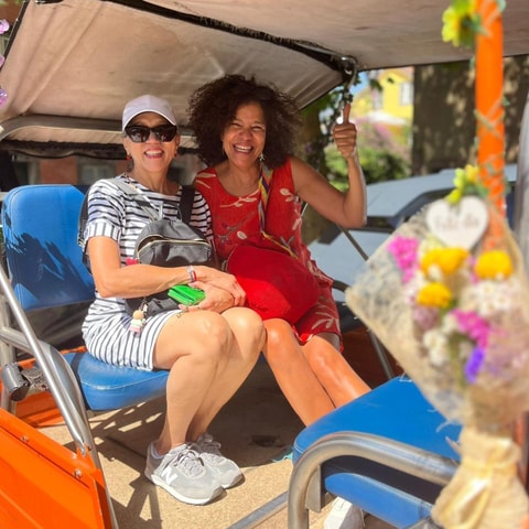 Avoid lines and stress at Pena Palace – Private Sintra tuk-tuk with ticket