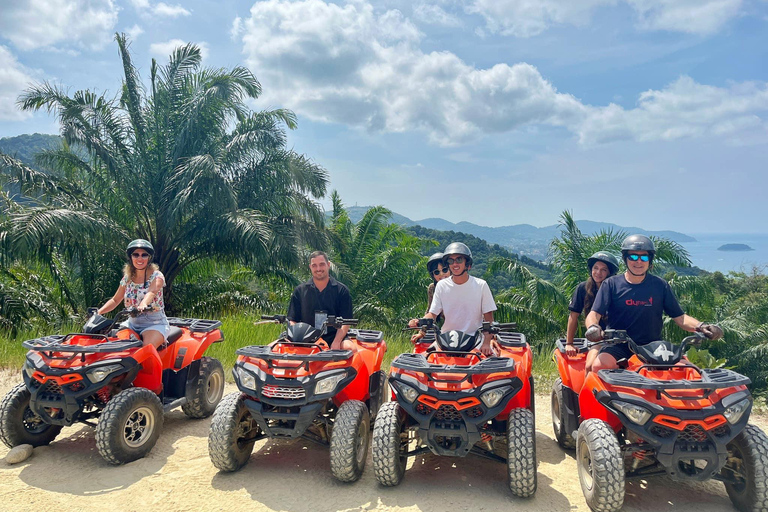 Från Phuket: Natursköna ATV-vägar med utsikt över Karon och Patong1 timmes bilresa