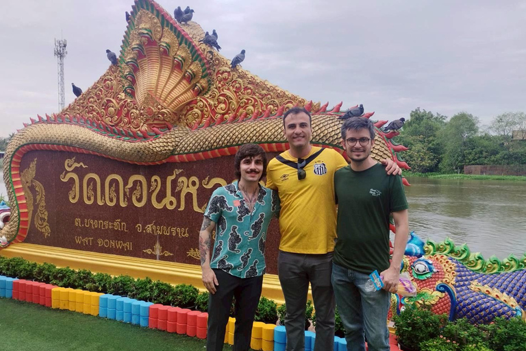 Don Wai Market, Dragon Temple & Ayutthaya Highlights Tour