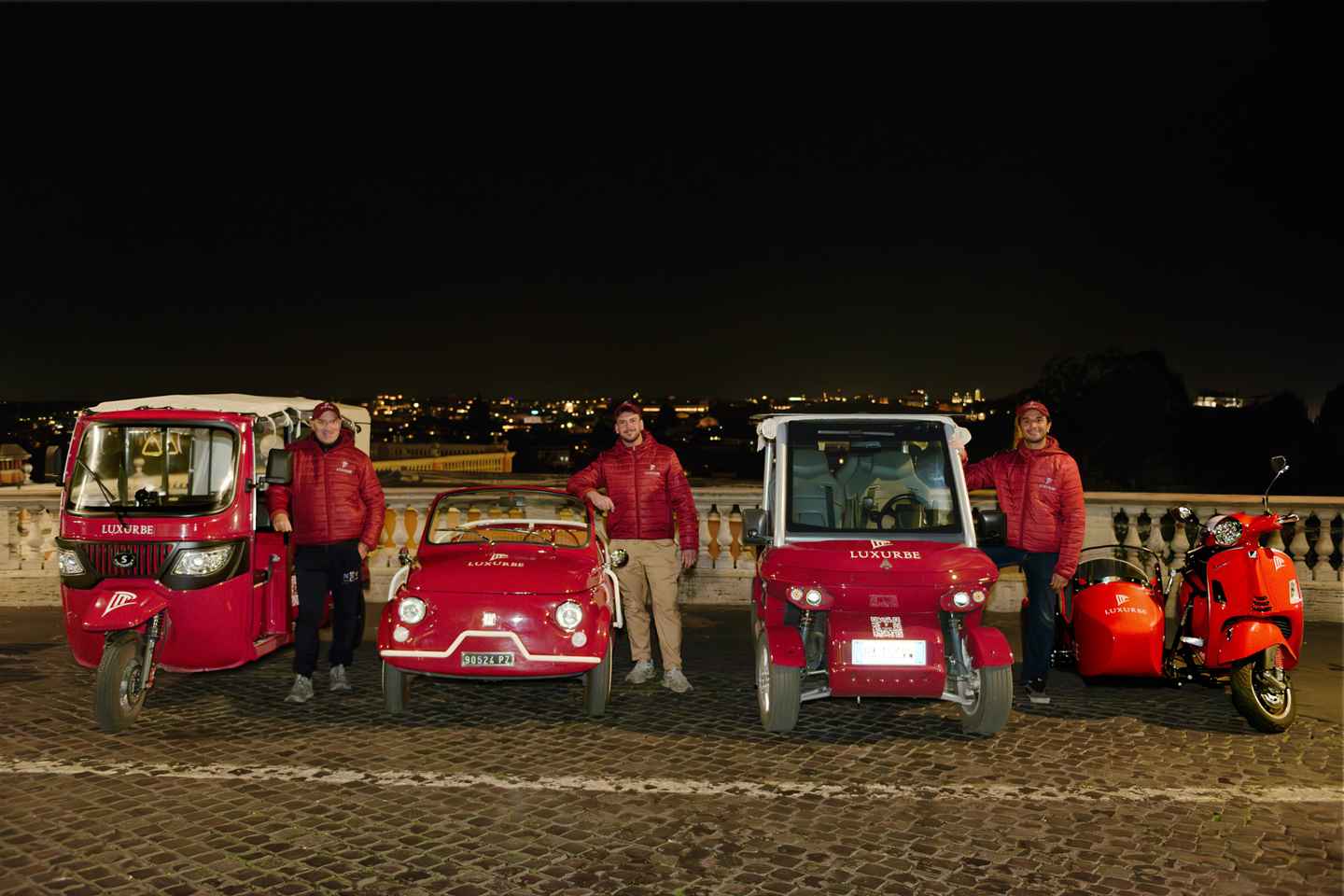 Roma: Tour Notturno in Golf Cart