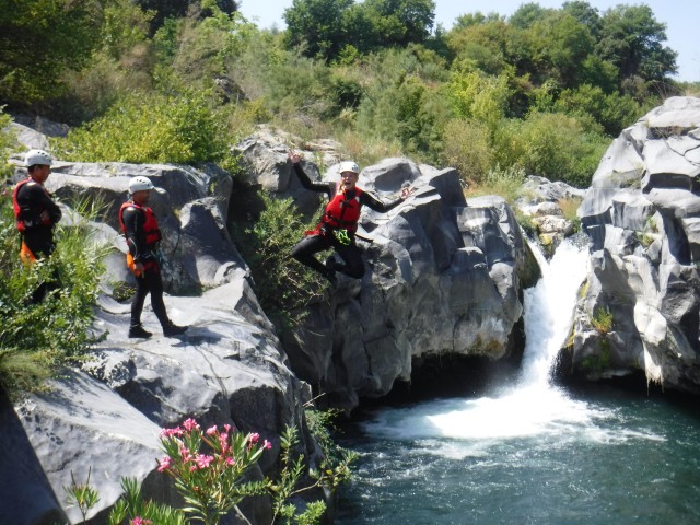 Visit Canyoning and bodyrafting in the Alcantara River in Mount Etna, Sicily, Italy