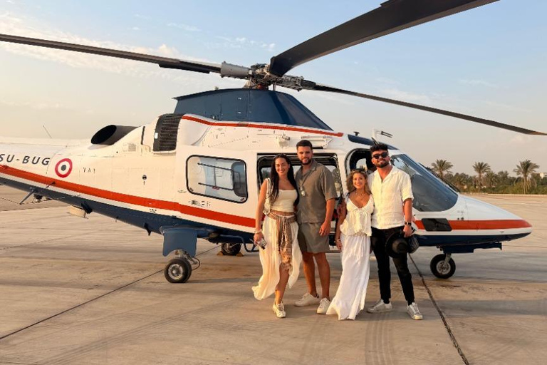 A 25-Minute Helicopter Experience Over the Great Pyramids in Cairo