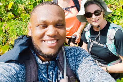 From Praia: Principal Valley Hike & Relax in Tarrafal Beach Shared Group Tour