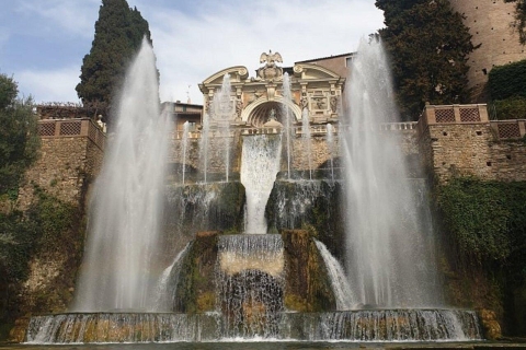 Visite de la Villa d'Este de Tivoli et de la Villa d'Hadrien au départ de Rome