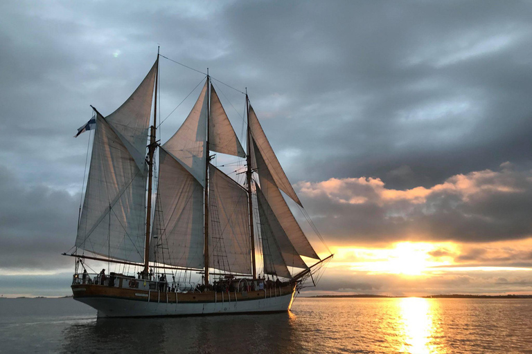 Helsinki Archipelago Sailing on a Traditional big Schooner