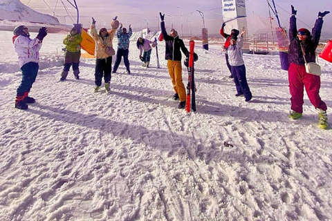 Erciyes skidtur med professionell tränare från Kappadokien