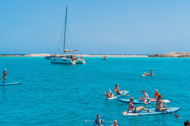 Ibiza: Formentera hele dag VIP catamaran cruisePremiumticket