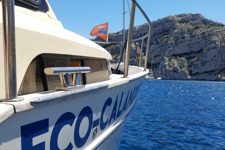 Marseille: Calanques Eco Boat Cruise with Lunch and Wine From Marseille: Calanques National Park Eco Boat Cruise