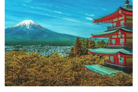 Tokyo: Tour privato di una giornata imperdibile al Monte Fuji e ai laghi