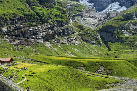 Griesalp Dolina alpejska wpisana na listę UNESCO Wycieczka rowerem elektrycznym z InterlakenWycieczka rowerowa elektrycznym rowerem z Interlaken do alpejskiej doliny Griesalp wpis