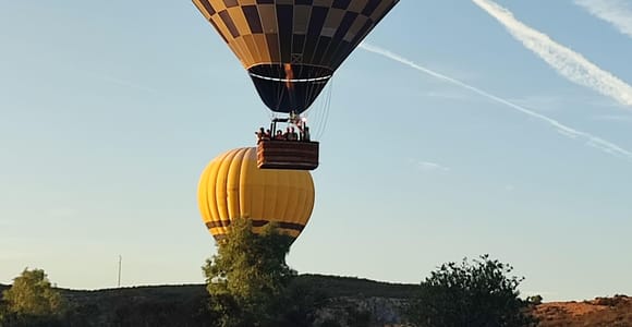 Granada: Hot Air Balloon Flight over the Guadix Geopark