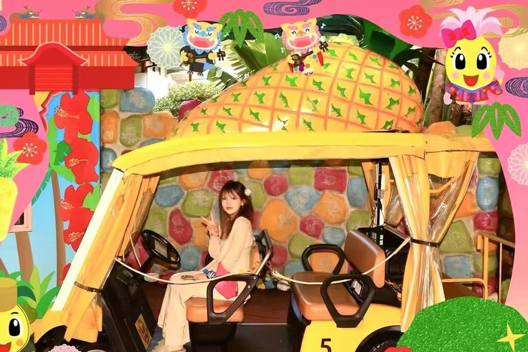 Okinawa: Nago Pineapple Park Ticket & Cart Ride