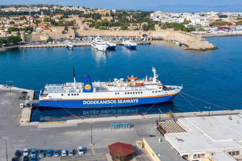 Ville de Rhodes : traversée en ferry entre Rhodes et SymiDe l&#039;île de Rhodes à l&#039;île de Symi (aller simple)