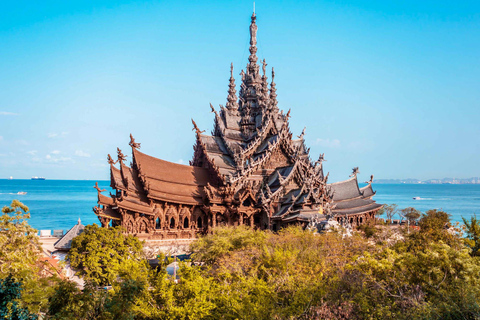 De Bangkok: visite en petit groupe de la plage de Pattaya et de l'île de corailVisite en petit groupe avec prise en charge à l'hôtel