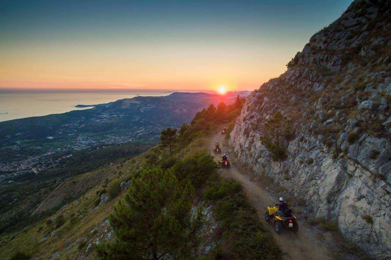 Dubrovnik: Tour guidato in ATV in campagna e ristoro in tavernaQuad condiviso (1 autista e 1 passeggero)