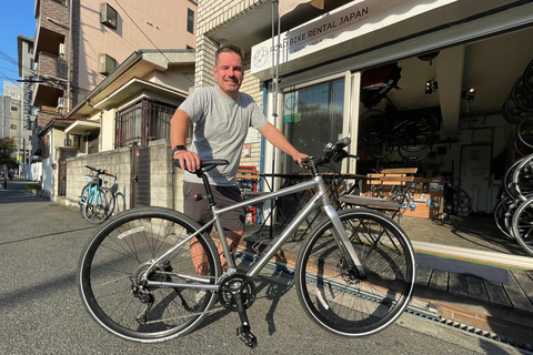 Osaka: Hyr en Touring Bike i Osaka och lämna tillbaka den i Kyoto!