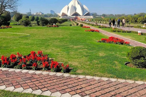 Delhi: Private Full-Day City Tour of New Delhi & Old Delhi Guided Tour Without Entry Tickets