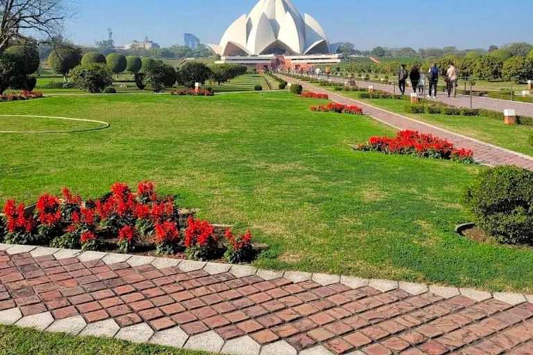 Delhi: Private Full-Day City Tour of New Delhi & Old Delhi Guided Tour Without Entry Tickets