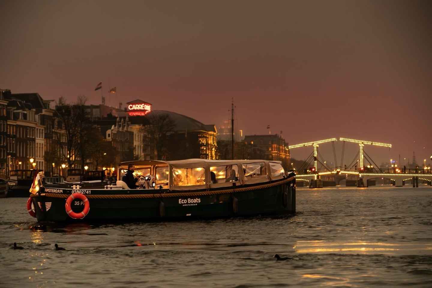 Amsterdam Evening (Sunset) Canal Cruise w/ optional drinks