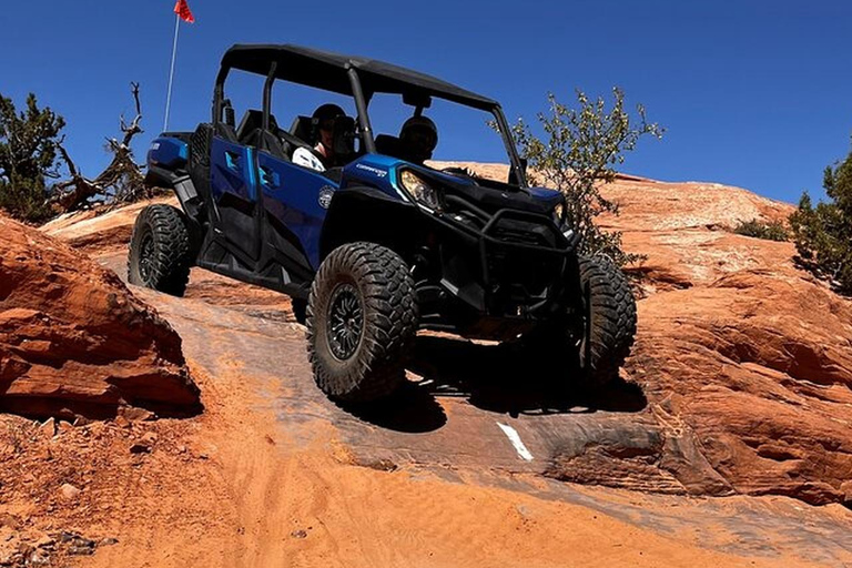 Moab: Aventura guiada en UTV U-Drive Hell's RevengeCan-Am Defender 1000 de 6 plazas