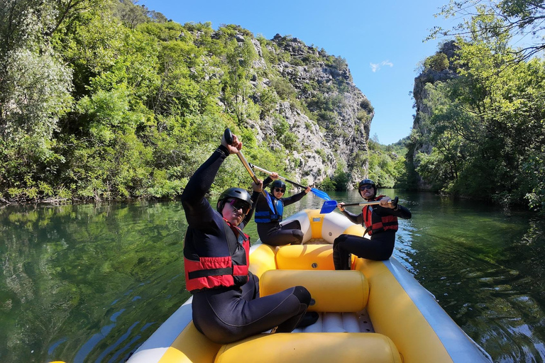 Omiš/Split: Cetina River Rafting Adventure & Cliff Jumping Cetina River Rafting from Omiš