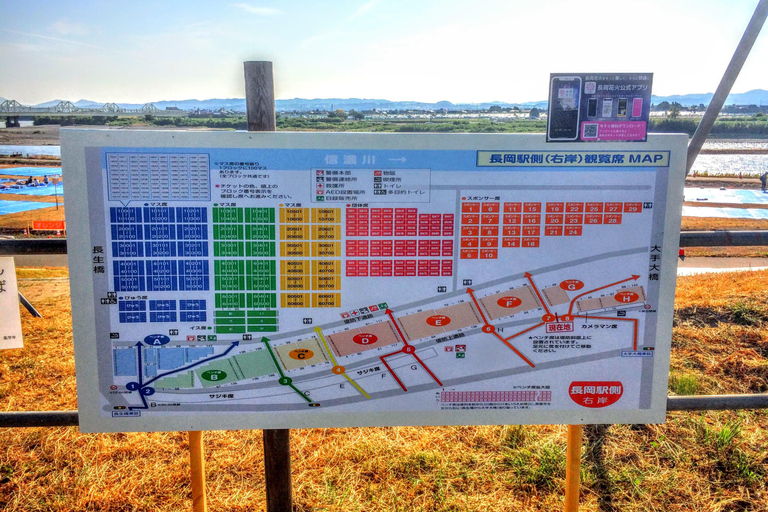 Tokyo: Nagaoka Fireworks Festival Tour with Seating Departure From Ueno A Seating