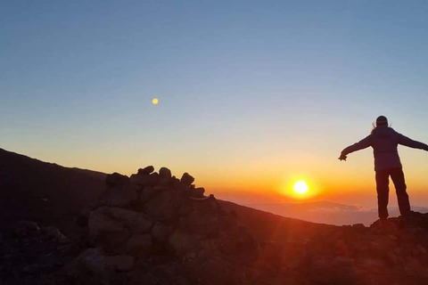 Etna North Sunset: Summit area & Craters of 2002