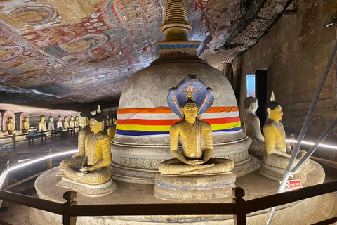 Colombo-Negombo : visite d&#039;une jounée de Sigiriya et de la grotte de Dambulla