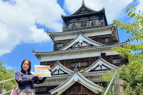 Hiroshima Castle, Shrine, Shukkeien Garden & Boat (Wknds) No Castle Boat