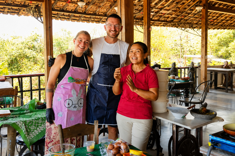 Yogyakarta: Local Market Tour & Mountain Cooking Class Hotel Pickup (Afternoon Sunset Class & Dinner)