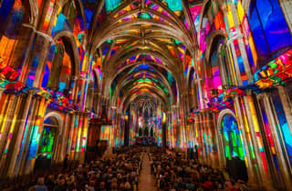 Lille: Klang- und Lichtshow Luminiscence in der Kathedrale Notre-Dame-de-la-Treille