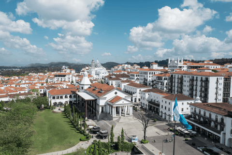 Tour panoramique de la ville de Guatemala + visite du marché central