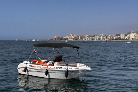 Benalmádena: Boat rentals with no license needed. 3 hours rental