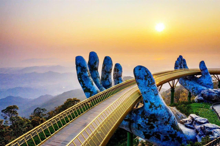 Hoi An: Private Car to Golden Bridge- Lady Buddha- Marble MT