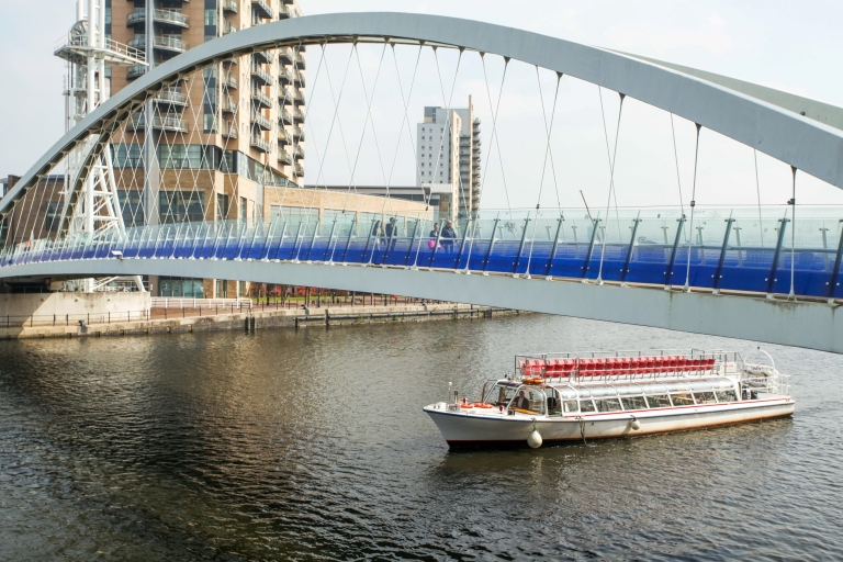 Manchester: Canal & River Cruise Boarding at Salford Quays