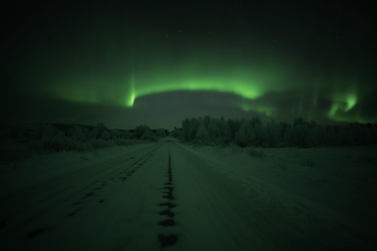 Rovaniemi: Coffee under Northern Lights & Professional Photo