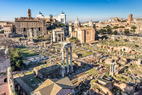 Roma: Visita del Coliseo, Foro Romano y Palatino con acceso prioritarioTour en grupo reducido en alemán