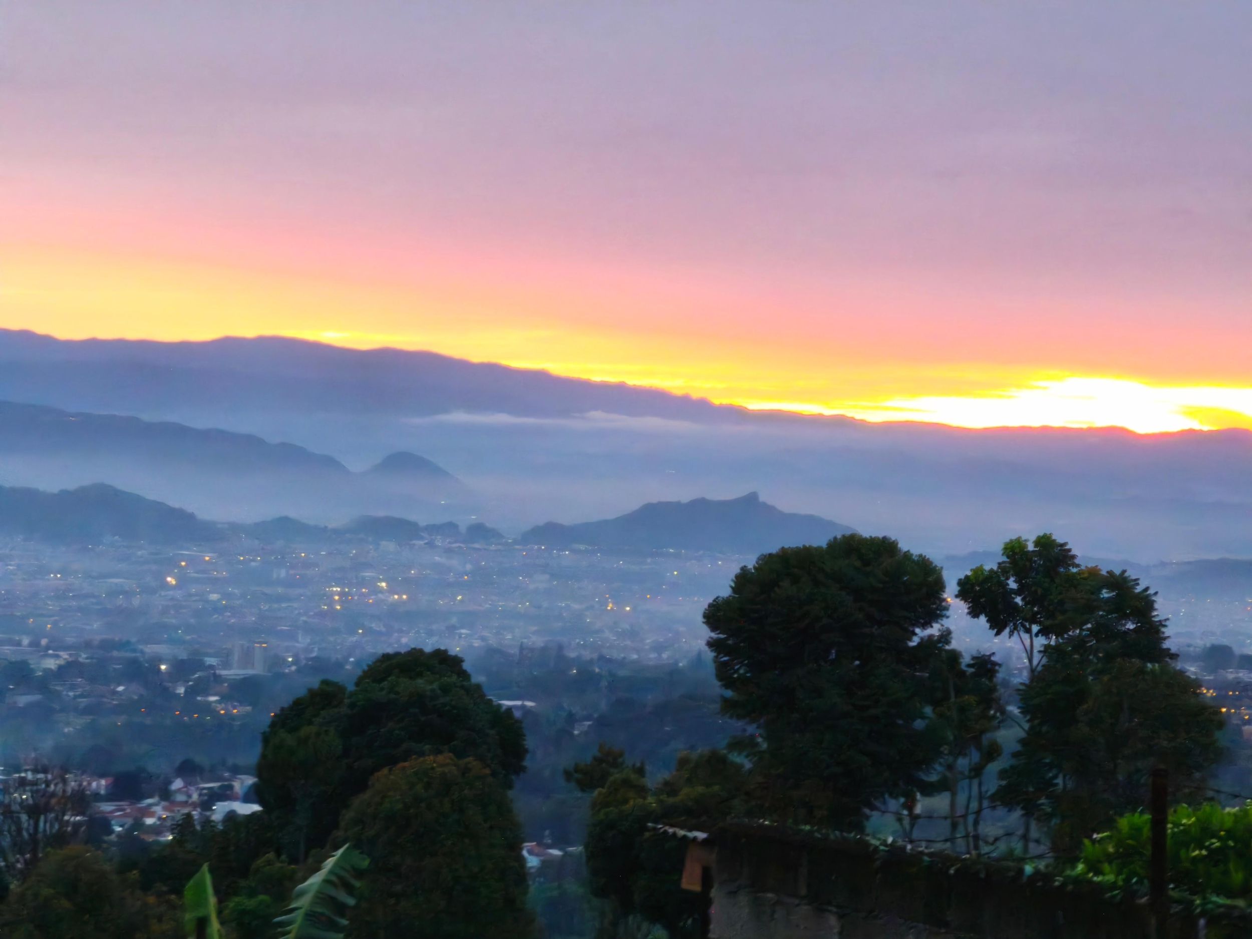 Start 10am Bandung Group Tour Volcano, Waterfalls, Hotspring