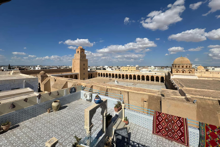 Vip Tour : El Jem, Kairouan, Monastir/Sousse|Pickup included 4️⃣Pick Up From : Tunis