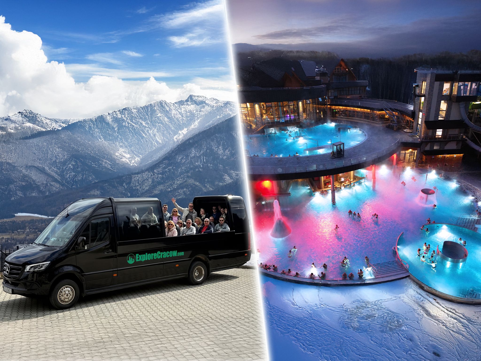 Krakau: Tour nach Zakopane mit lokaler Verkostung, Seilbahn & Thermalquellen